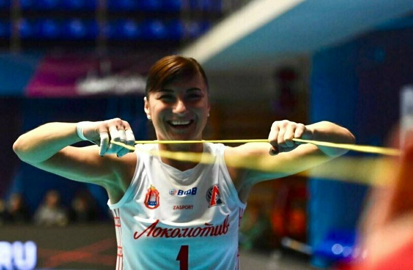 На разминке в Питере. | Фото: ВК «Ленинградка» На разминке в Питере. | Фото: ВК «Ленинградка»