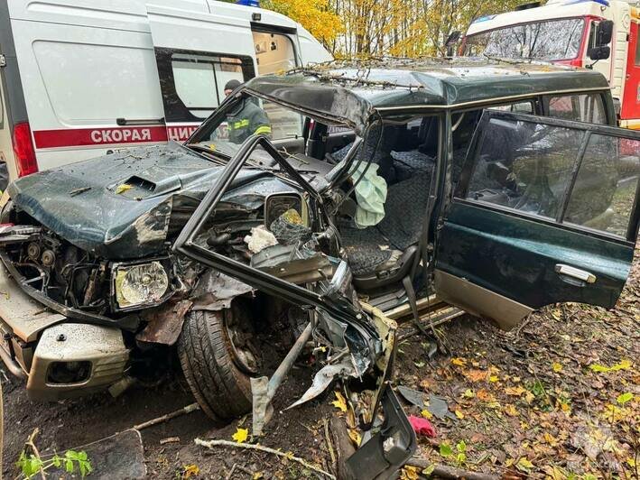 На трассе Калининград — Балтийск спасателям пришлось вырезать из машины водителя врезавшегося в дерево внедорожника (фото) - Новости Калининграда | Фото: пресс-служба МЧС по Калининградской области На трассе Калининград — Балтийск спасателям пришлось вырезать из машины водителя врезавшегося в дерево внедорожника (фото) - Новости Калининграда | Фото: пресс-служба МЧС по Калининградской области