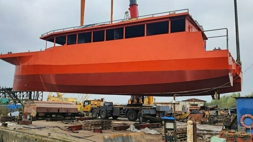 В Калининграде на воду спустили катамаран, названный в честь погибшего профессора БФУ Вадима Паки - Новости Калининграда | Фото: пресс-служба БФУ. им. И. Канта В Калининграде на воду спустили катамаран, названный в честь погибшего профессора БФУ Вадима Паки - Новости Калининграда | Фото: пресс-служба БФУ. им. И. Канта