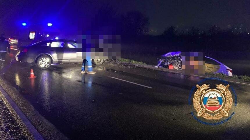 На Южном обходе Калининграда столкнулись два автомобиля - Новости Калининграда | Фото: ГАИ