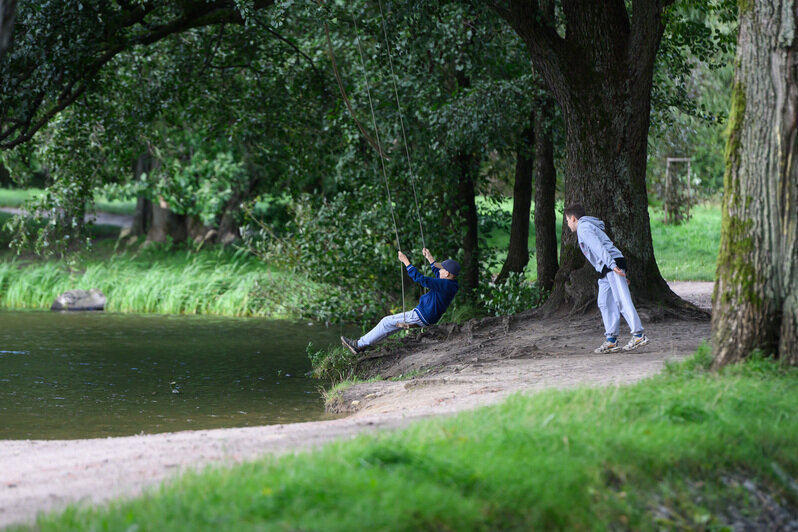 Для детей организована площадка | Фото: Александр Мелехов
