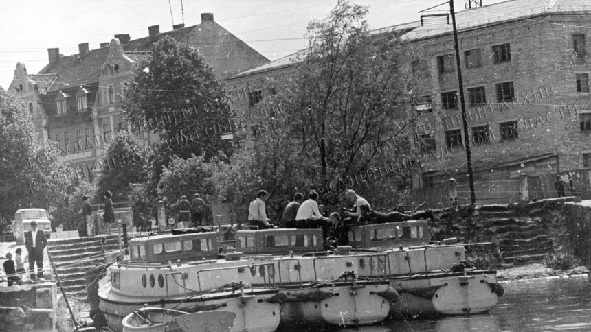 Госархив открыл окно в 60-е, когда жители Полесска беззаботно отдыхали на берегу реки (фото)  - Новости Калининграда | Фото: государственный архив Калининградской области