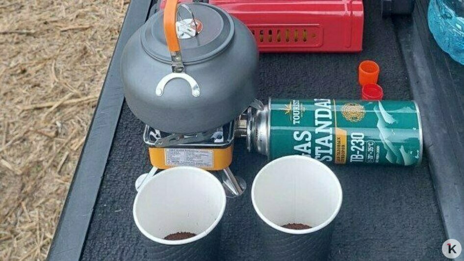 Кофе-пауза бёрдвотчера выглядит вот так | Фото: Ольга Музюкина