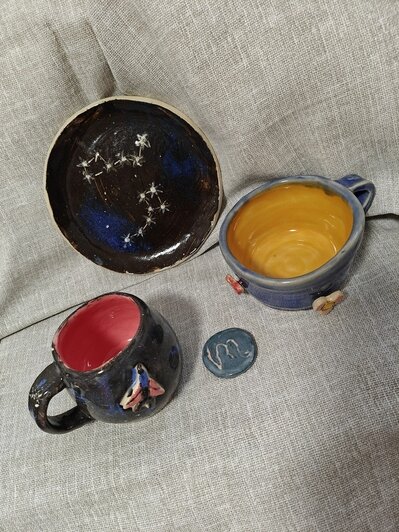 Калининградская второклассница сама делает посуду | Фото: из архива героя публикации