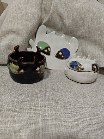 Калининградская второклассница сама делает посуду | Фото: из архива героя публикации