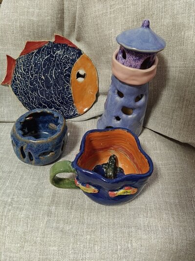 Калининградская второклассница сама делает посуду | Фото: из архива героя публикации