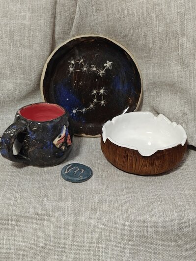 Калининградская второклассница сама делает посуду | Фото: из архива героя публикации