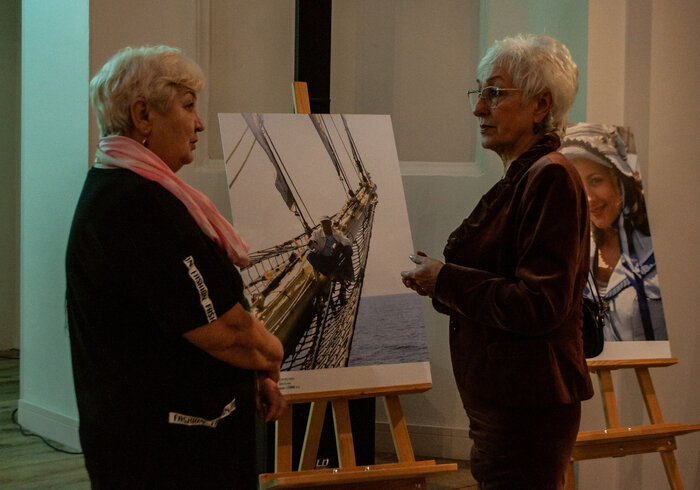 На открытии выставки. | Фото автора