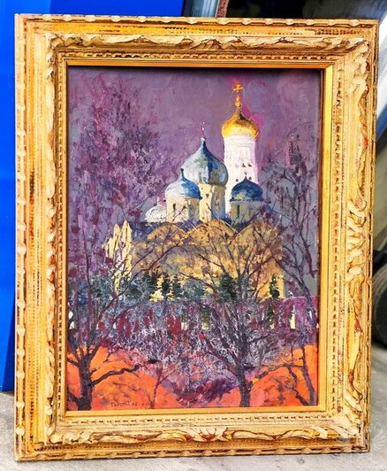 Во Владивостоке таможенники конфисковали картину «Московский Кремль» потомка Льва Толстого  - Новости Калининграда | Фото: ФТС России 