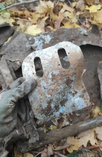 В Багратионовске нашли обломки штурмовика Ил-2, сбитого в 1945 году (фото) - Новости Калининграда | Фото: Поисково-исторический центр «Натангия» 