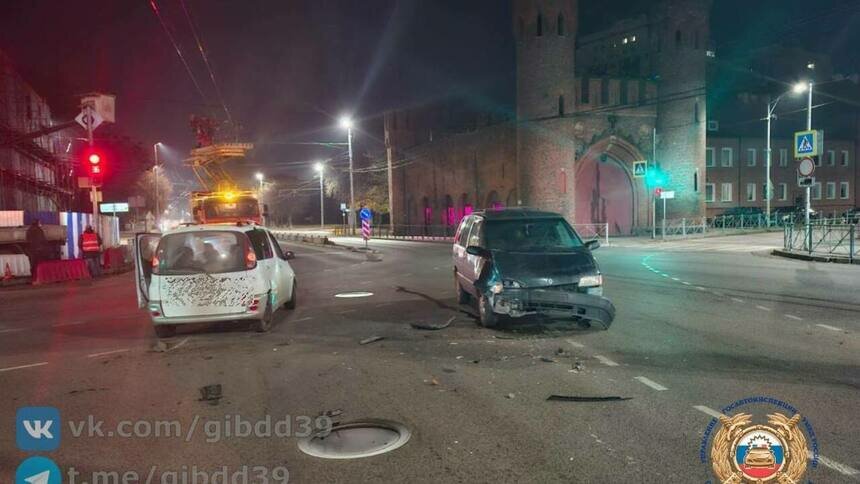 Место ДТП | Фото: Госавтоинспекция Калининградской области