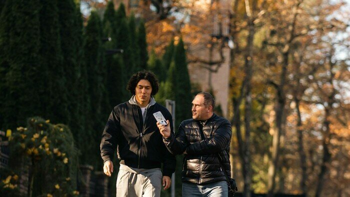 Пять лет мечтал переехать в Калининград: Мингиян Бевеев рассказал, почему бёрики лучше строганины - Новости Калининграда | Фото: Александр Строк, пресс-служба ФК «Балтика»