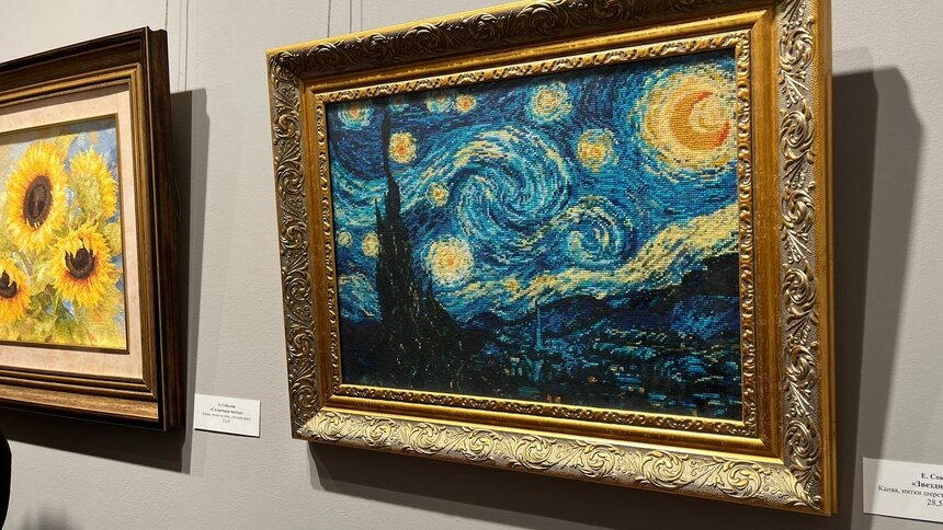 В Гусеве представили картины, созданные с помощью игл и разноцветных нитей (фото) - Новости Калининграда | Фото: Гусевский музей