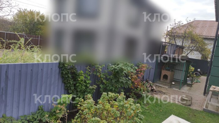 Участок Василия и граничащий с ним дом соседа. | Фото: Василий