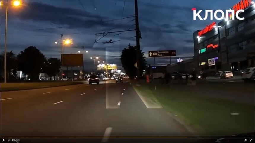 После публикации «Клопс» в Калининграде исправят опасную разметку на Московском проспекте  - Новости Калининграда | Фото: «Клопс»