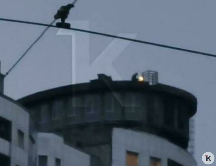 Огненное шоу на Эпроновской оказалось работой газовой горелки - Новости Калининграда | Скриншот видео: очевидец