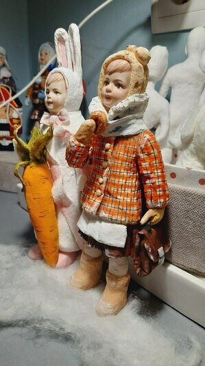 Идея шить игрушки из ваты родилась под Новый год. | Фото: архив героя публикации