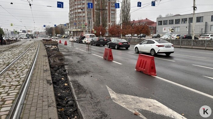 Калининградцы жалуются на безобразную организацию ремонта трамвайных путей на 9 Апреля (фото) - Новости Калининграда | Фото: Александр Подгорчук / «Клопс»
