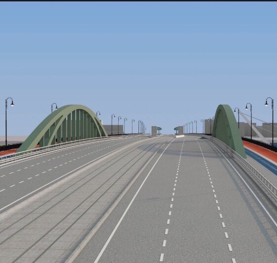 В Калининграде представили новую концепцию эстакадного моста с остановкой посредине (эскизы) - Новости Калининграда