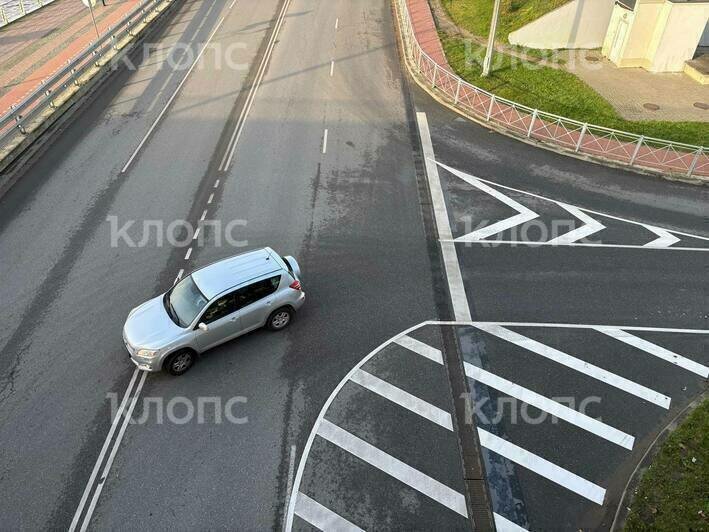 Под второй эстакадой в Калининграде изменили схему движения, которую критиковал столичный блогер (фото) - Новости Калининграда | Фото: Александр Подгорчук / «Клопс»