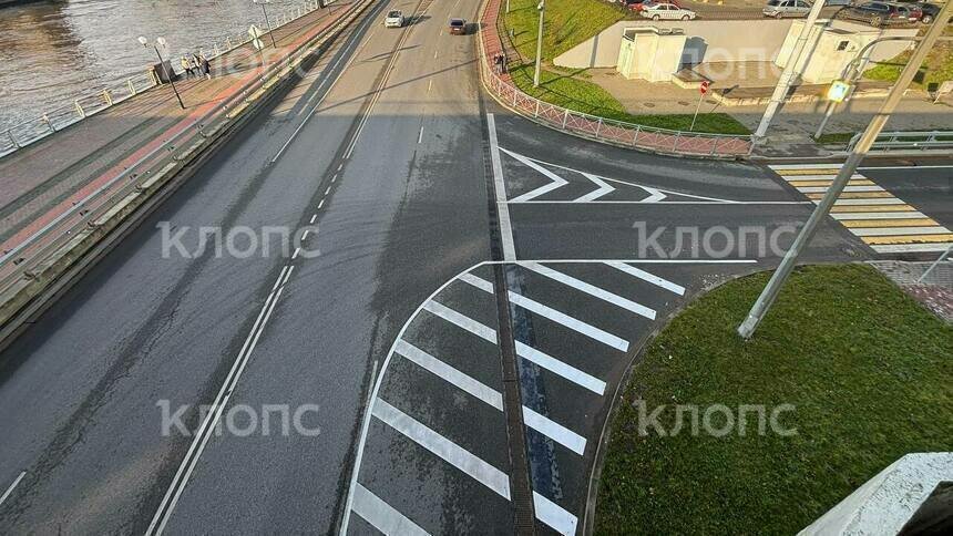Под второй эстакадой в Калининграде изменили схему движения, которую критиковал столичный блогер (фото) - Новости Калининграда | Фото: Александр Подгорчук / «Клопс»