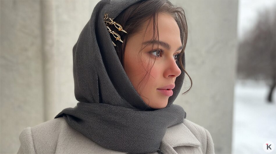 Стилист Александр Рогов предложил модную альтернативу девушкам, которые ненавидят носить шапки  - Новости Калининграда | Иллюстрация: Ксения Александрова / «Клопс»