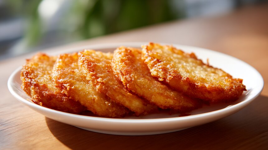 Кулинары поделились секретом приготовления настоящих хрустящих хашбраунов - Новости Калининграда | Иллюстрация: Ксения Александрова / Midjourney