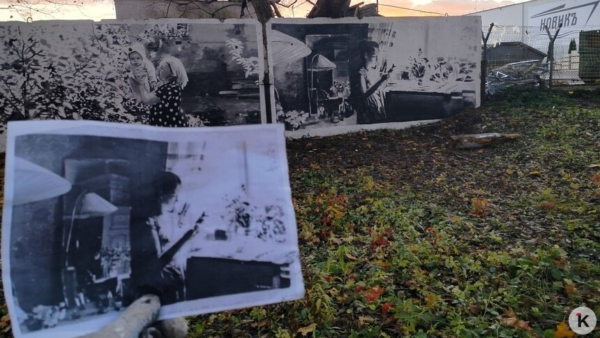 На бетонной стене кладбища на Камской появились портреты первых переселенцев (фото)   - Новости Калининграда | Фото: Евгений Малышев