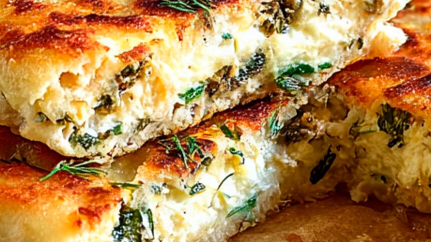 Кефир, два вида сыра, творог и зелень: как приготовить роскошный пирог, на зависть продвинутым кулинарам  - Новости Калининграда | Иллюстрация: Алиса Игонина/«Клопс» 