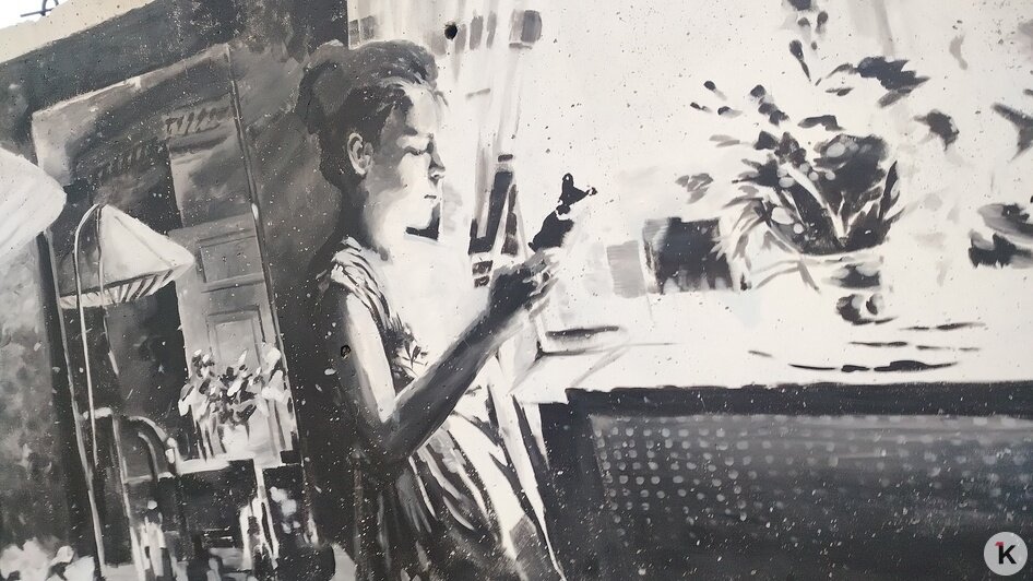 На бетонной стене кладбища на Камской появились портреты первых переселенцев (фото)   - Новости Калининграда | Фото: Евгений Малышев