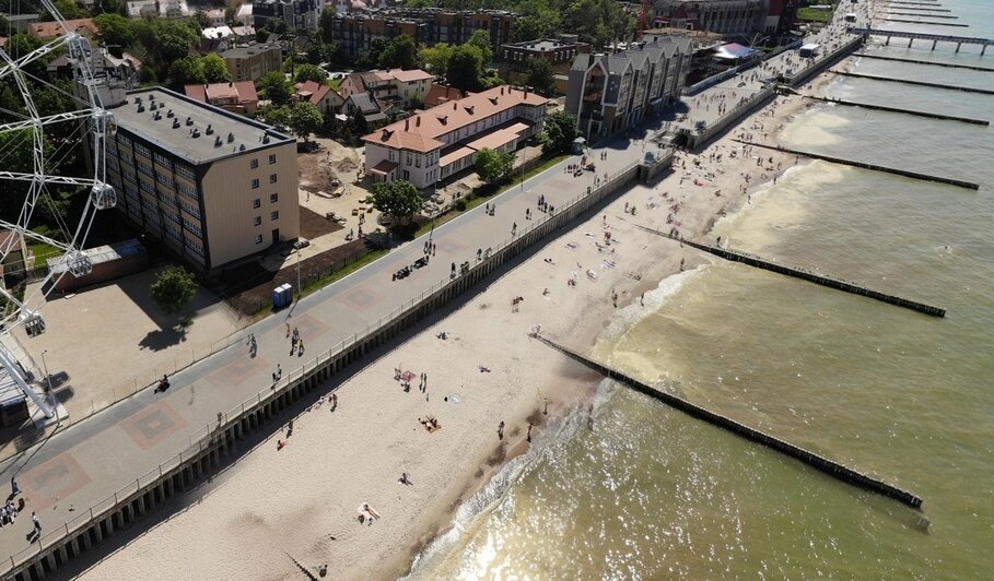 В «Балтберегозащите» напомнили, как больше 10 лет назад реконструировали набережную в Зеленоградске (фото) - Новости Калининграда | Фото: ГБУ КО «Балтберегозащита»