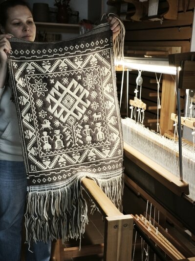 Так рождаются мазурские ковры | Фото: Татьяна Кузьминова