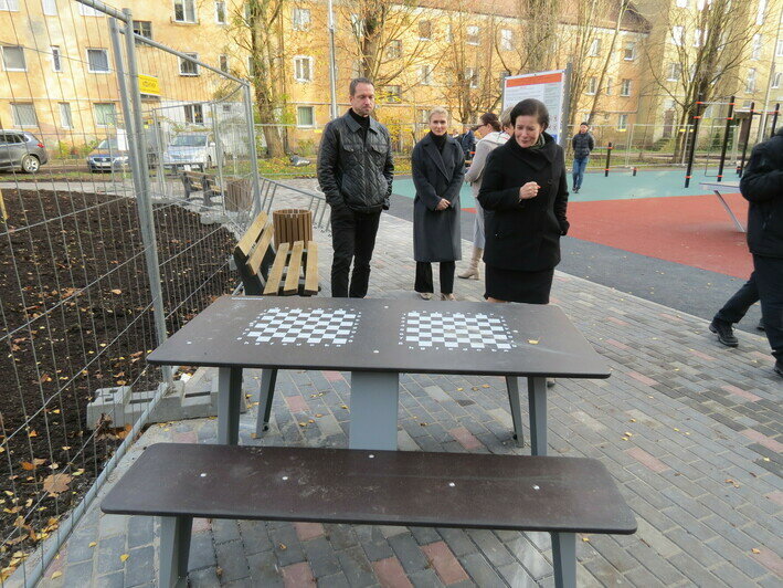 На открытии новой спортивной площадки. | Фото: «СК»