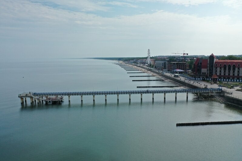 В «Балтберегозащите» напомнили, как больше 10 лет назад реконструировали набережную в Зеленоградске (фото) - Новости Калининграда | Фото: ГБУ КО «Балтберегозащита»