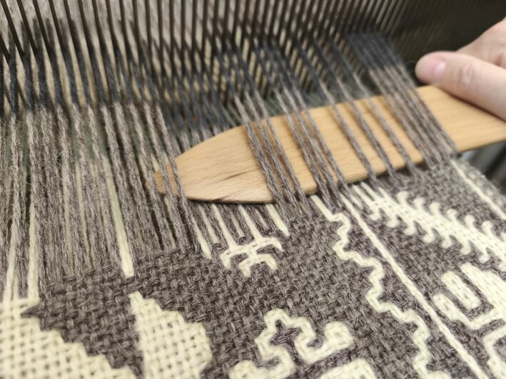 Так рождаются мазурские ковры | Фото: Татьяна Кузьминова