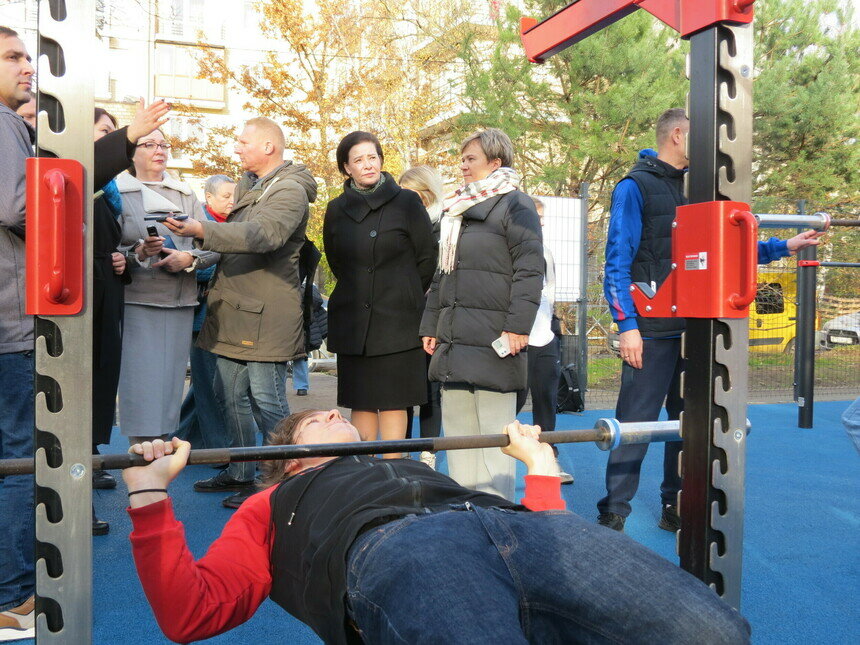 На площадку на пересечении ул. Красной и Вернадского власти выделили 15 млн рублей. Её торжественно открыли 13 ноября.    | Фото: «СК»