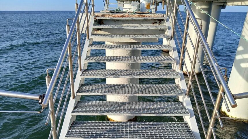 В Зеленоградске закончили ремонт пирса (фото)  - Новости Калининграда | Фото: администрация Зеленоградского округа 