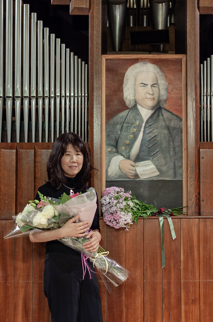 С 2006 года Хироко - штатный органист Калининградской областной филармонии.  | Фото предоставлено областной филармонией