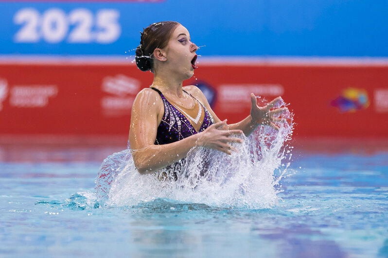 От прищепки до заколки: в Калининграде прошёл Кубок России по синхронному плаванию (фоторепортаж) - Новости Калининграда | Фото: Александр Подгорчук / «Клопс»