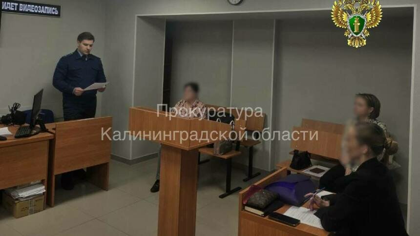 Калининградке, которая била, толкала и прижимала дверью бывшую свекровь, вынесли приговор - Новости Калининграда | Фото: пресс-служба прокуратуры Калининградской области