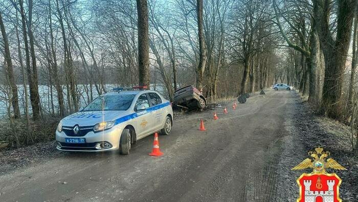 Место ДТП | Фото: УМВД по Калининградской области 