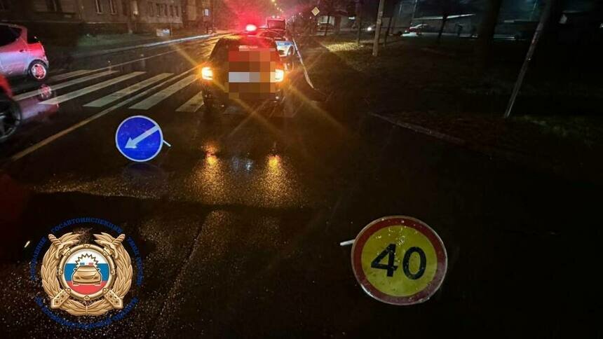 В Калининграде на улице Нарвской водитель Škoda сбил пешехода - Новости Калининграда | Фото: ГАИ