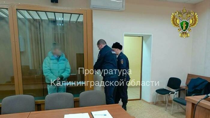 Обвиняемая в зале суда  | Фото: Прокуратура Калининградской области