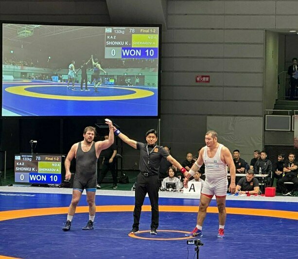 Атлет из Калининграда победил в финальном поединке по греко-римской борьбе - Новости Калининграда | Фото: администрация Полесска