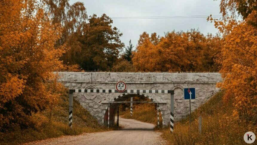 В Пионерском без объяснения причин закрыли дорогу возле Камня лжи, соединяющую две части города - Новости Калининграда | Фото: «Клопс»