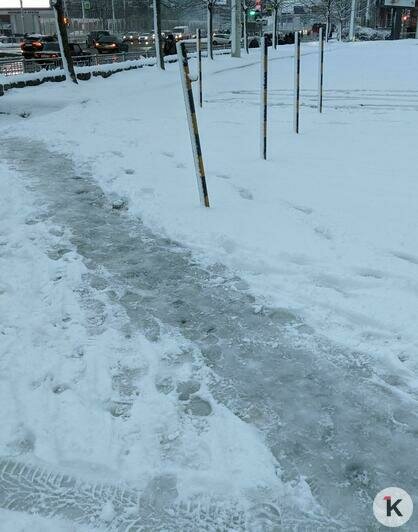 Дворники vs снег: противостояние стихии и коммунальных служб в Калининграде продолжается (фоторепортаж)   - Новости Калининграда | Фото: «Клопс»