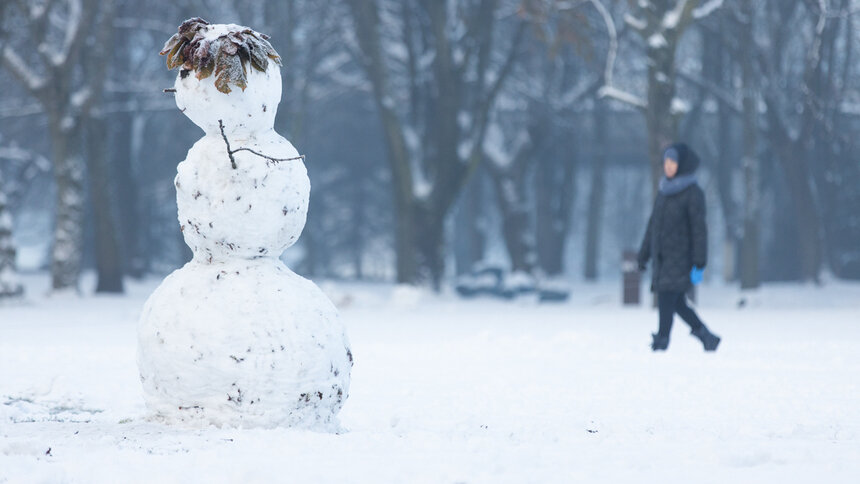 Снежные заряды над Калининградом прекратятся к обеду, а потом пойдёт дождь - Новости Калининграда | Фото: Александр Подгорчук / Архив «Клопс»