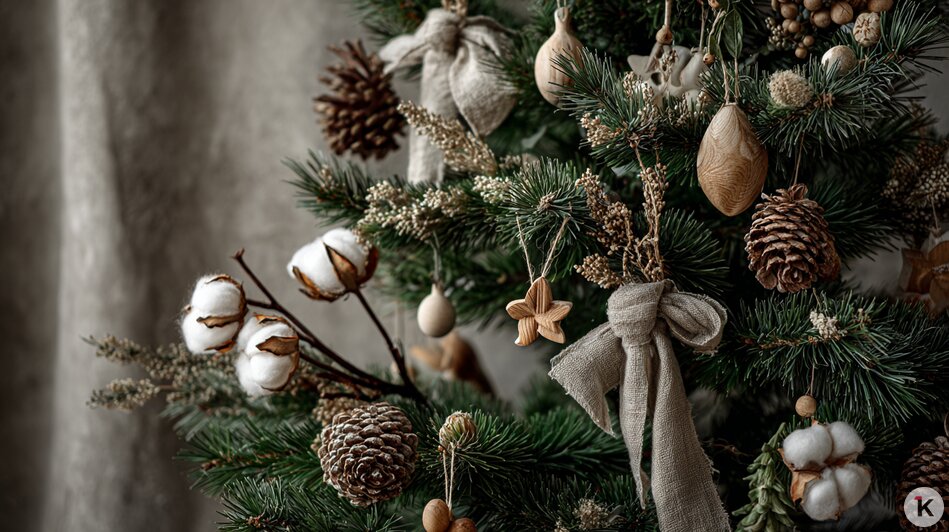 Аналитик дизайна интерьеров рассказал, как украсить ёлку, если надоели старые новогодние игрушки  - Новости Калининграда | Иллюстрация: Алиса Игонина/«Клопс» 