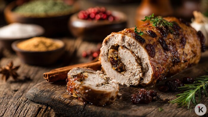 Веера, мини-дедушки и мясная классика: три необычных закуски на Новый год, которые сведут с ума гостей и домашних - Новости Калининграда | Иллюстрация: Алиса Игонина / Midjourney