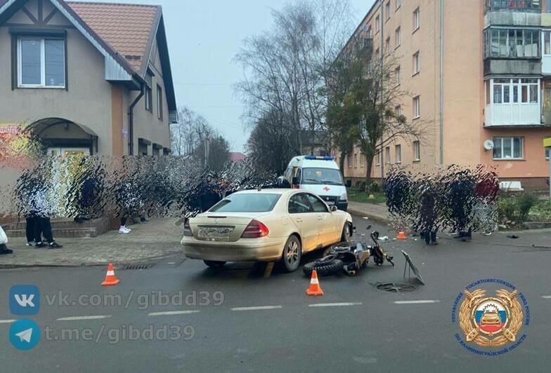 Место ДТП | Фото: Госавтоинспекция Калининградской области